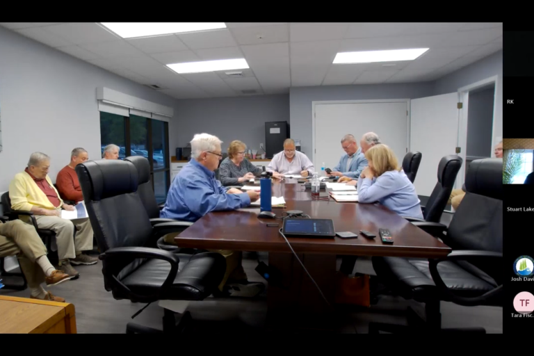 Pines special board meeting